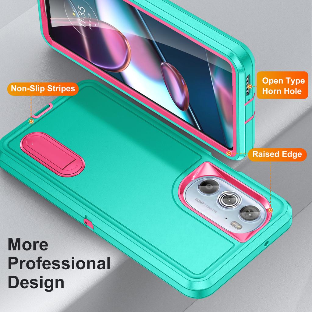 Drop Protection Stand Function Armor Case For Motorola Moto Edge 30 Pro Anti -Scratch Cell Phone Cover For Moto Edge 30 Pro Cases