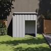 VidaXL Dog Niche with Roof, Dog Shelter, Pet Cage, Outdoor House Patio, Light Grey 172356