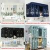 Functional Dormitory Bed Curtain Providing Stylish Mosquito Protection And Blackout Shading