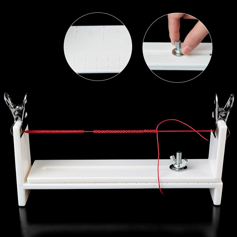 DIY Браслет Красная веревка Рама для плетения Ручные фиксирующие инструменты Плетеные веревки Артефакты Фиксирующая пластина Инструмент для вязания