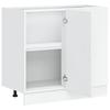 Porto Kitchen Base Cabinet White Particleboard