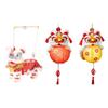 Наборы для изготовления праздничных фонариков в форме львов с пластиковой основой и тканевым чехлом Проект культурного мероприятия на Китайский Новый год