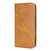 For iPhone 17 Pro Case PU Leather Calf Textured Magnetic Closing Smart Phone Cover