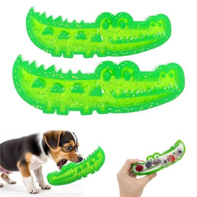 Игрушка для собак Crocodile Slow Feeder Силиконовая кормушка-пазл со скрытыми слотами для лакомств