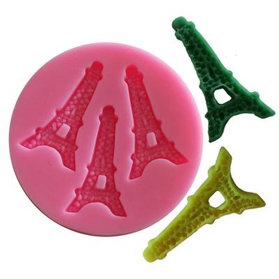 Новая 3D Эйфелева башня La Tour Eiffe, форма для шоколадного мыла, инструменты для украшения шоколадного торта