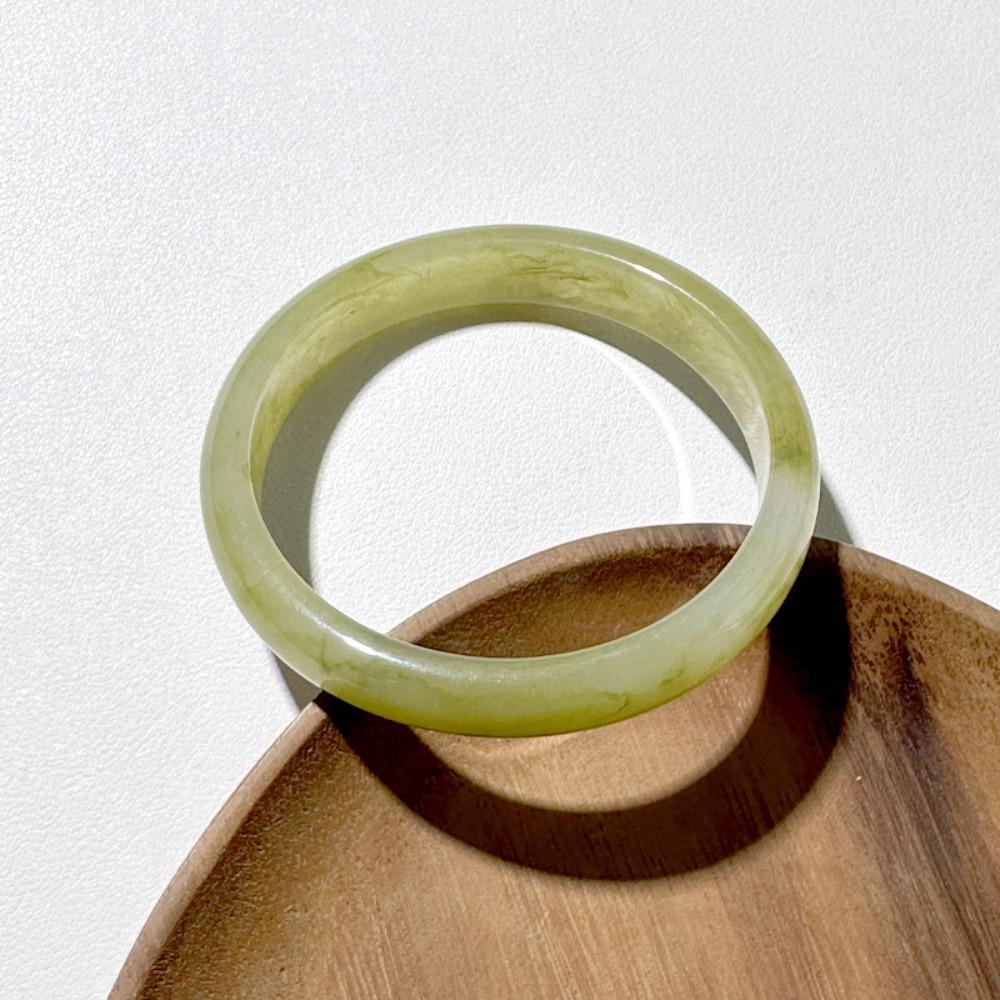 Circular Resin Bangle Bohemian Retro Hand Ring Cute Circular Geometric Bracelet Spring Summer