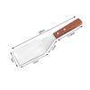 Stainless Steel Spatula Pancake Hamburger Turner Wooden Handle Tiramisu Cutter Egg Steak Cooking Shovel Hand Pie Pancake Tool