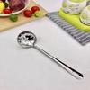 Soup Ladle High Colander Spoon Temperature Resistant Long Handle Stainless Steel Hanging Hot