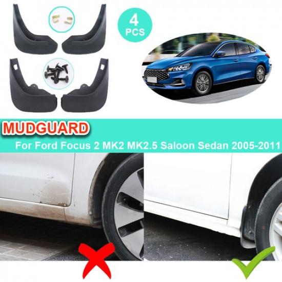 Автомобильные брызговики для Ford Focus 2 MK2 MK2.5 Седан 2005-2011 Брызговик Защита крыла