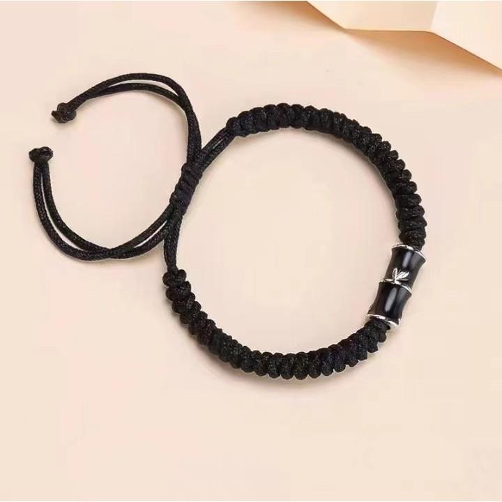 Chic Blue Beaded Bracelet For Couples Copper Material With Finish Plated