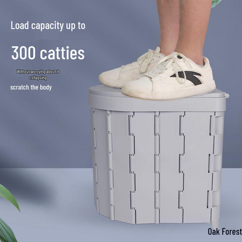 Портативный складной туалет с защитой от запаха для автомобиля, кемпинга и чрезвычайных ситуаций на открытом воздухе