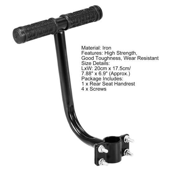Premium Corrosion Resistant Good Toughness Bicycle Rear Seat Armrest Integrated Bike Handrai for E-bike