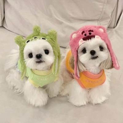 Кошка, милый мультфильм, декоративные, забавные головные уборы для кошек, шляпа для кошек, собак, головные уборы, милый забавный артефакт, теплая плюшевая шляпа для домашних животных, реквизит для фотографий
