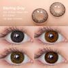 Colored Eye Lenses 1 Pair Eyes Cosmetic Color Contact Lenses Beauty Pupils Color Lens With Free Contact Lens Case