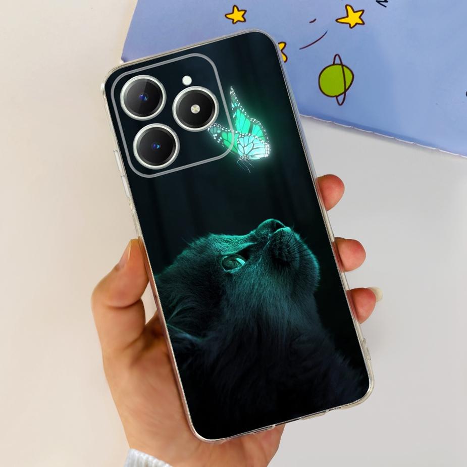Чехол для Realme C61 Чехол для Realme C63 RMX3939 Новый модный расписной чехол Мягкий силиконовый чехол Для Realme C61 C 63 RealmeC61 RealmeC63 Сумки