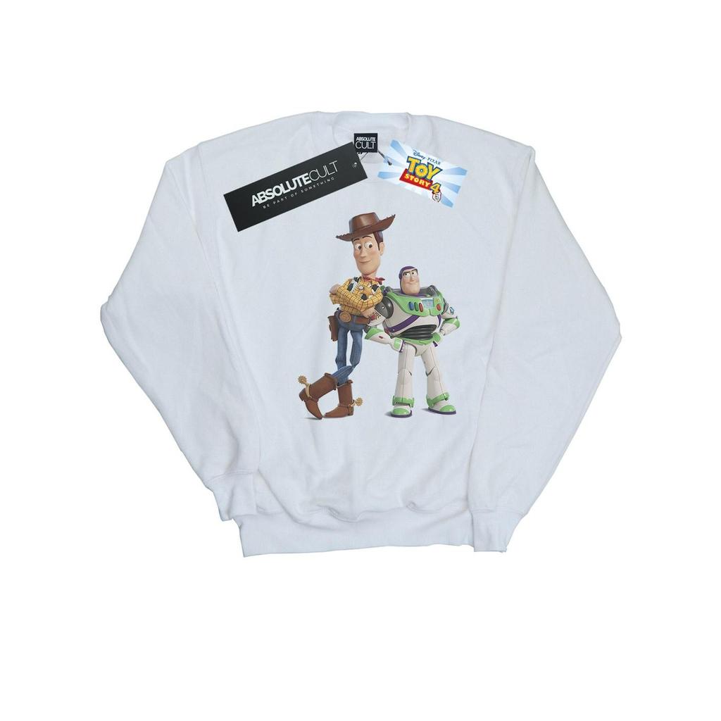 Disney Mens Toy Story Buzz And Woody Standing Sweatshirt