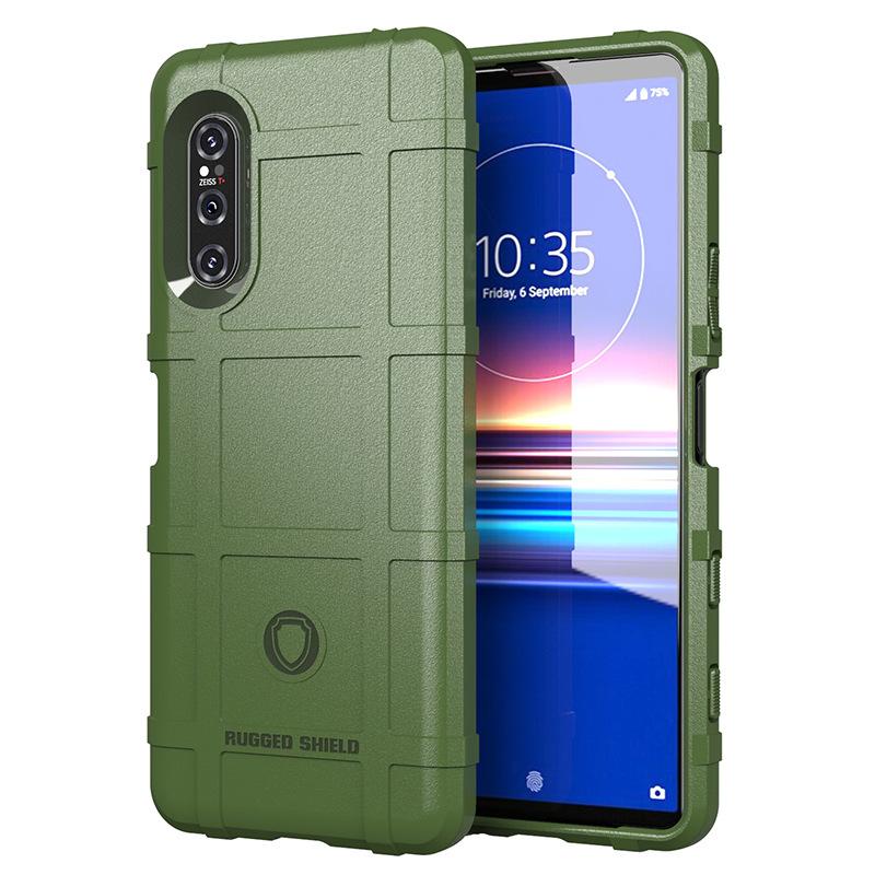 Применимый чехол для мобильного телефона Xperia 1 II, защитный чехол Sony 1 II, матовый, утолщенный, полностью закрывающий, противоударный, мягкий чехол