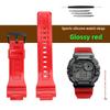 6 цветов силиконовый ремешок для часов Casio WS-1400 WS-1600 WS-1500 WS-1700 Спортивный силиконовый ремешок из смолы Водонепроницаемый дышащий