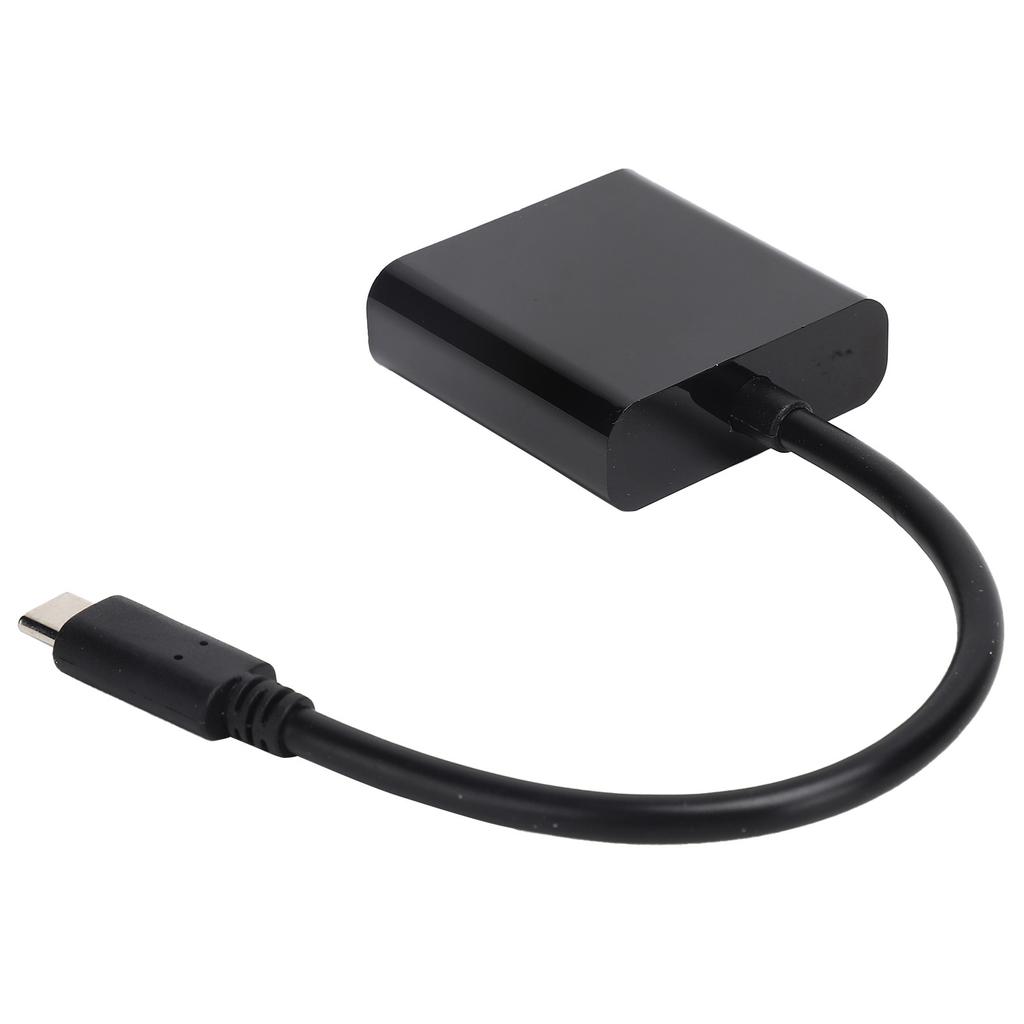 TypeC to VGA Converter 10Gbps USB 3.1 HD 1080P Video Adapter Cable 15Pin Female