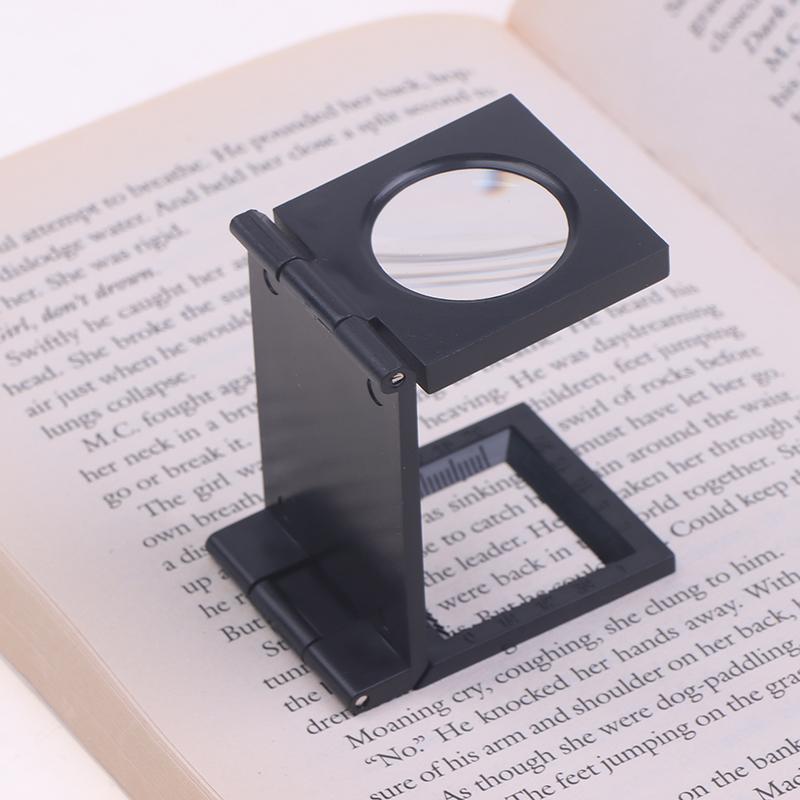 Складная подставка для лупы для микроскопа, лупа со шкалой для текстильной оптической складной