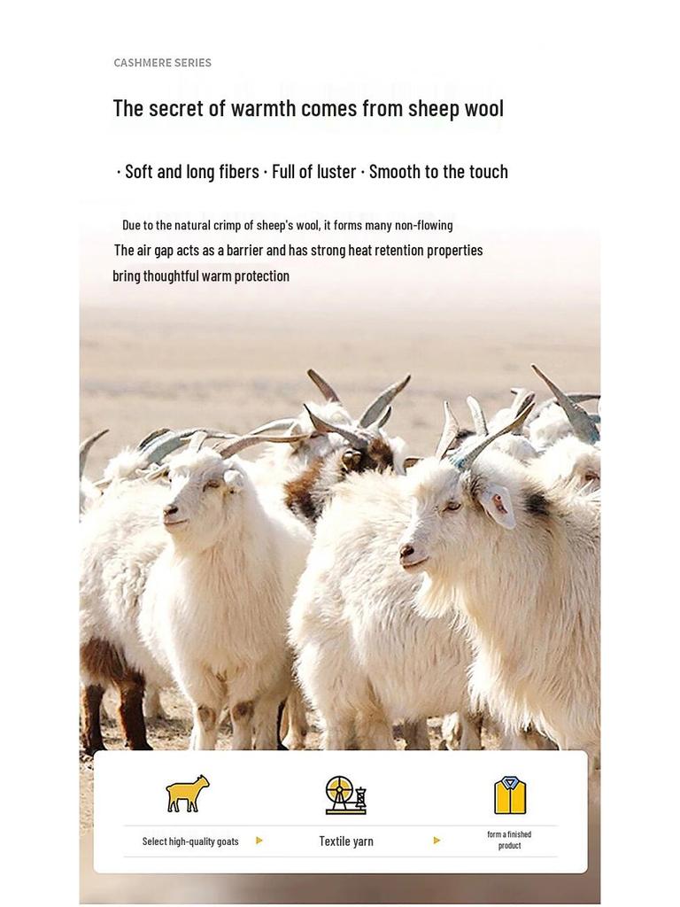 Hengyuanxiang Men's 100% Pure Wool Zipper Mock Neck Pullover Sweater