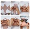 Creative Leather Gift Bags Bow Ribbon Packaging Bag Wedding Favour Bags Candy Packaging Box Mini Handbag Birthday Party Decor