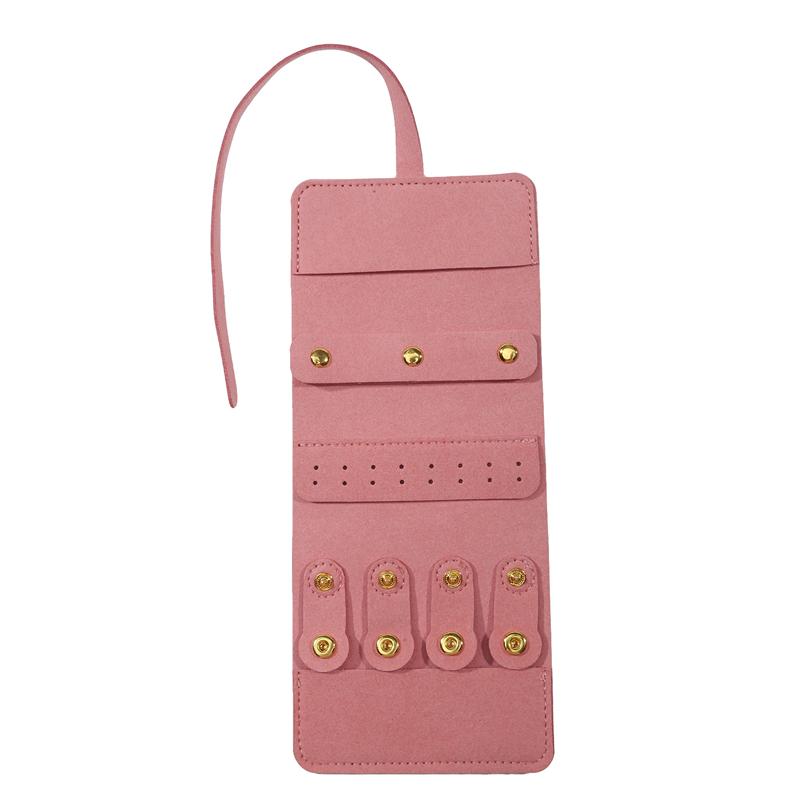 Дорожная шкатулка для украшений Портативная складная шкатулка-ролл для украшений Браслет Кольцо Ожерелья Сумка для хранения серег для дорожных сумок