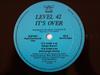 Виниловая пластинка LEVEL 42 Its Over DJP241PROMO Polydor 1987 Японский поп Б/у