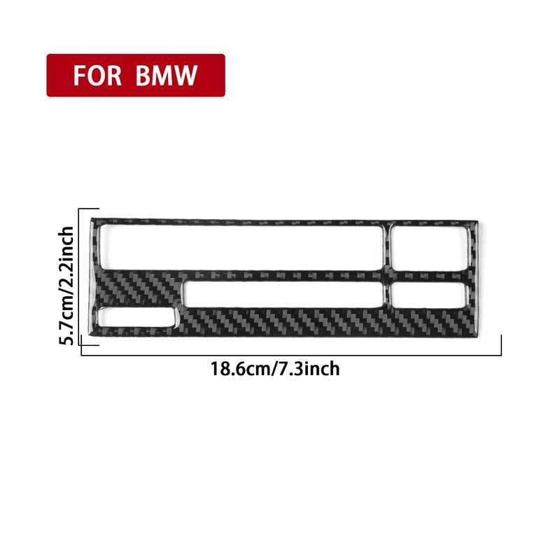 Для BMW 3 серии E36 1994—1996 Автоаксессуары Панель управления громкостью в центре из углеродного волокна Накладка на панель интерьера Наклейка Модификация