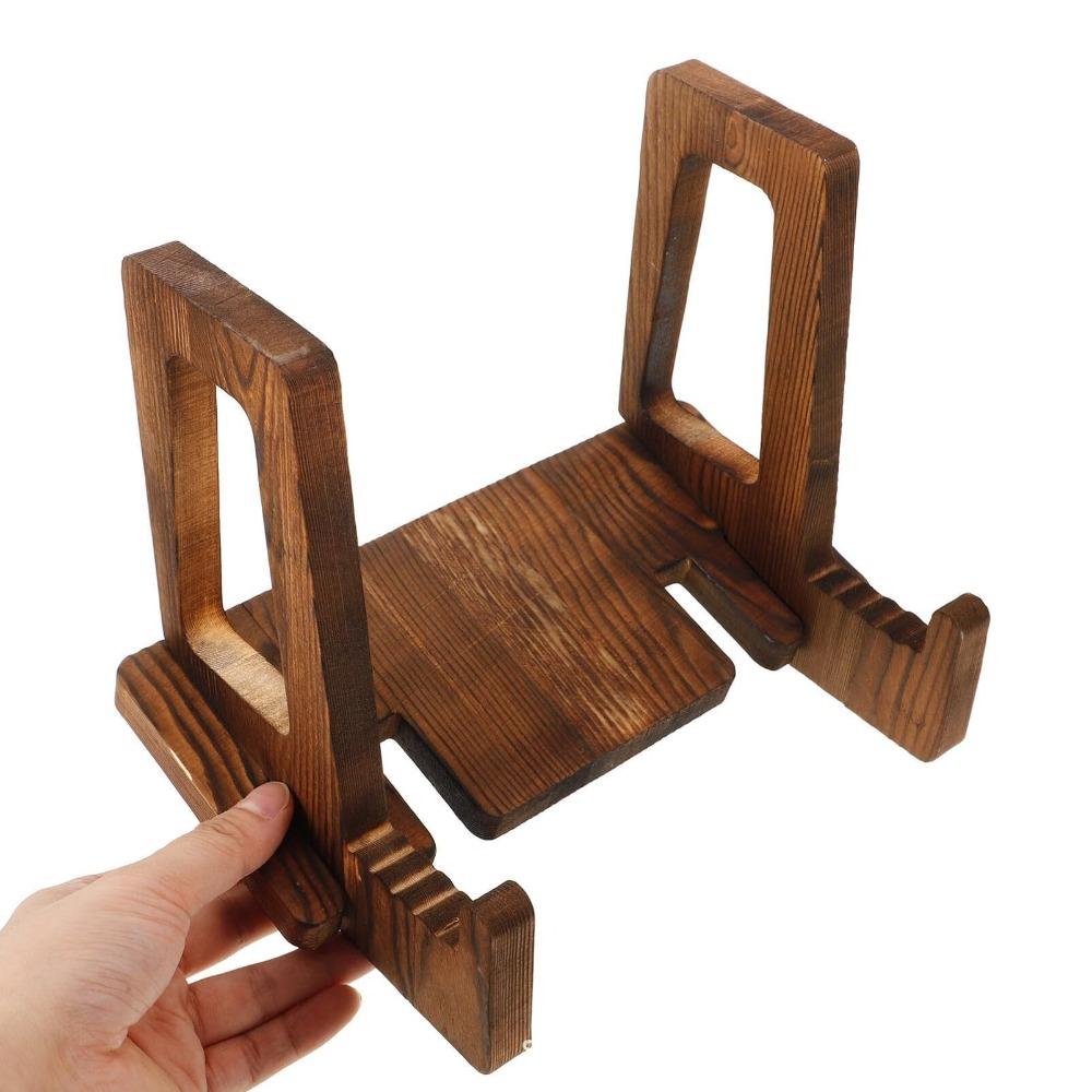 Стенд для книг с волновым дизайном, регулируемый размер, подставка для виниловых пластинок для планшета с фоторамкой