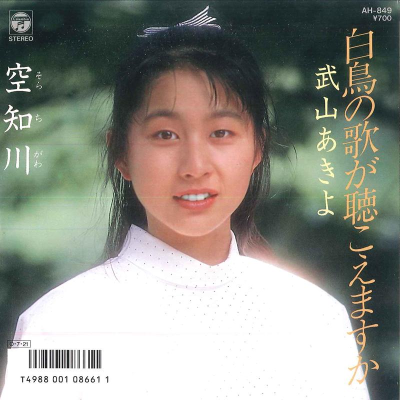 7inch Record AKIYO TAKEYAMA Hakucho No Uta Ga Kikoemasuka AH849 COLUMBIA 1987 Japan Japanese PopRock Used
