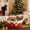 Cotton Rope Hand Woven Storage Basket Xmas Theme Candy Storage Baskets  Entryway