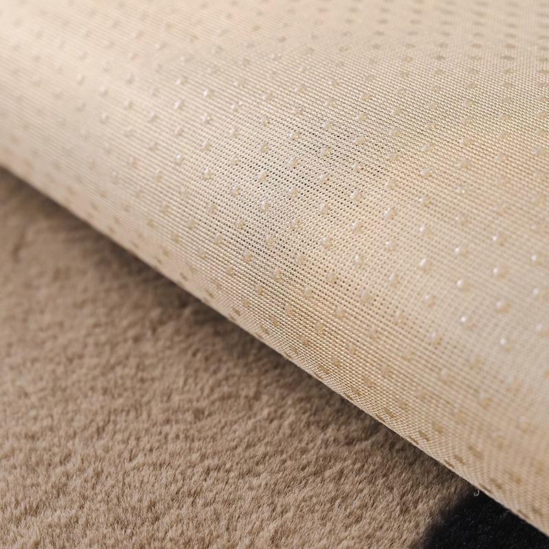 Autumn and Winter Plush Straight Sofa Cushion Irregular Wave Edge Seat Cushion Warm Zebra Pattern Anti Slip Seat Cushion