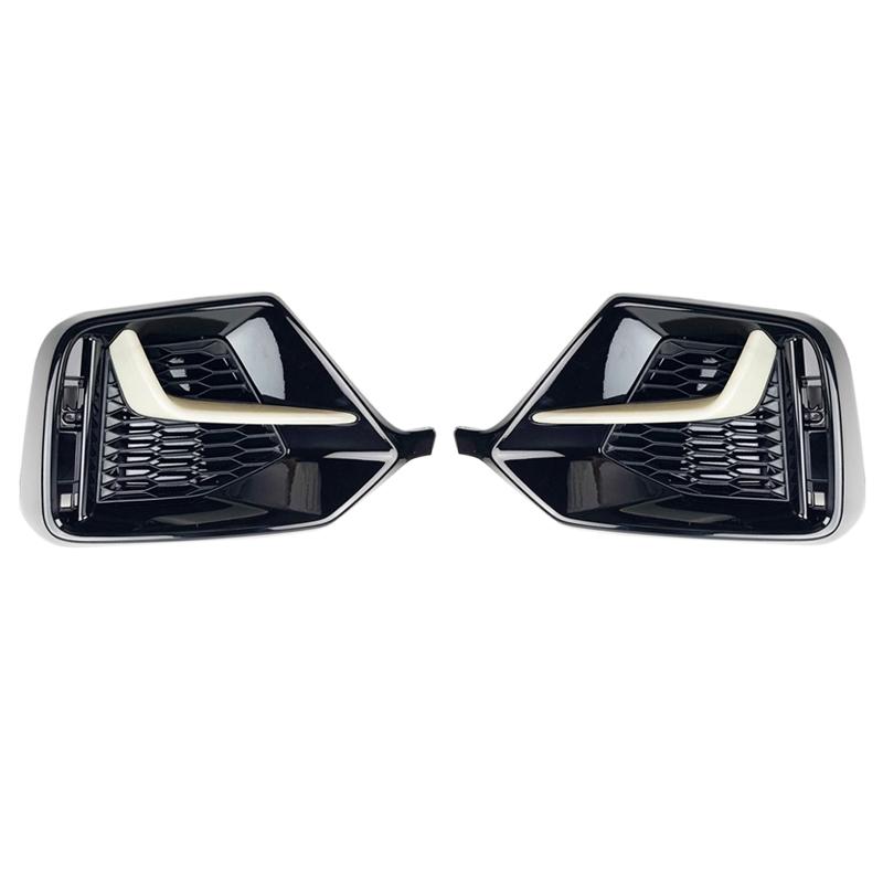 For Honda Civic Hatchback - Car Rear Bumper Fog Light Lamp Trim Frame Cover Lid