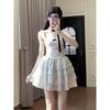 Birthday Princess Dress Temperament Cake Dress Women's Summer 2025 New Polka Dot Halter Fluffy Short Skirt