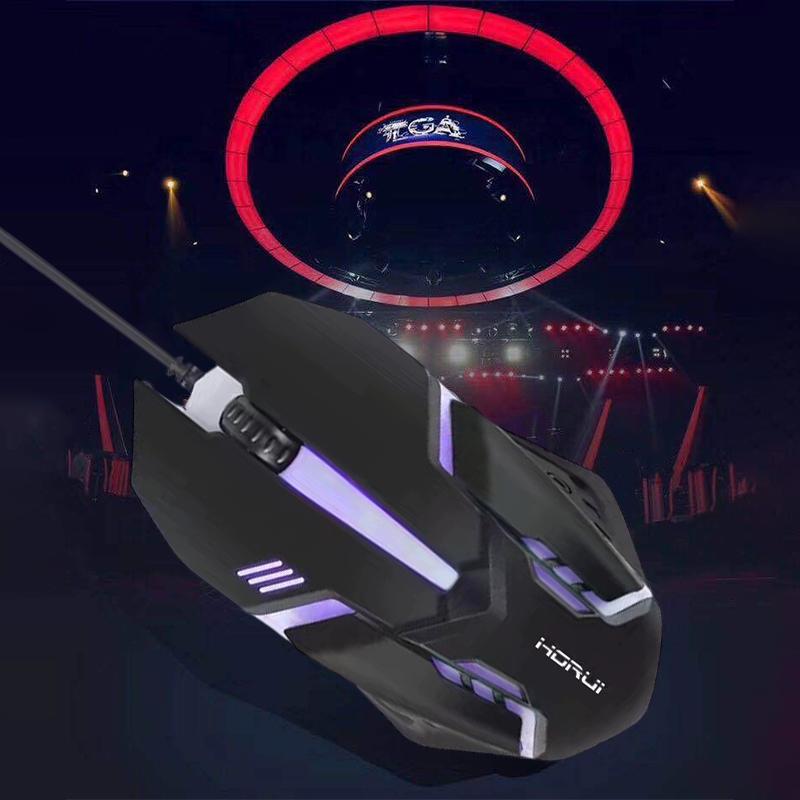 Киберспорт USB Проводная Мышь Цветная Светодиодная Игровая Мышь 5000 DPI Проводные Мыши Оптическая Проводная Игровая Мышь Для Настольного Ноутбука ПК Компьютера