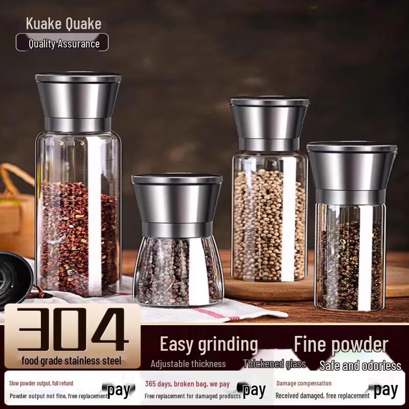 Premium Stainless Steel Manual Spice Grinder