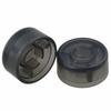 Bstinay 10pcs Effect Pedal Knob Caps, 2.44x1.2cm, Electric Guitar Foot Switch Caps, Plastic, Black
