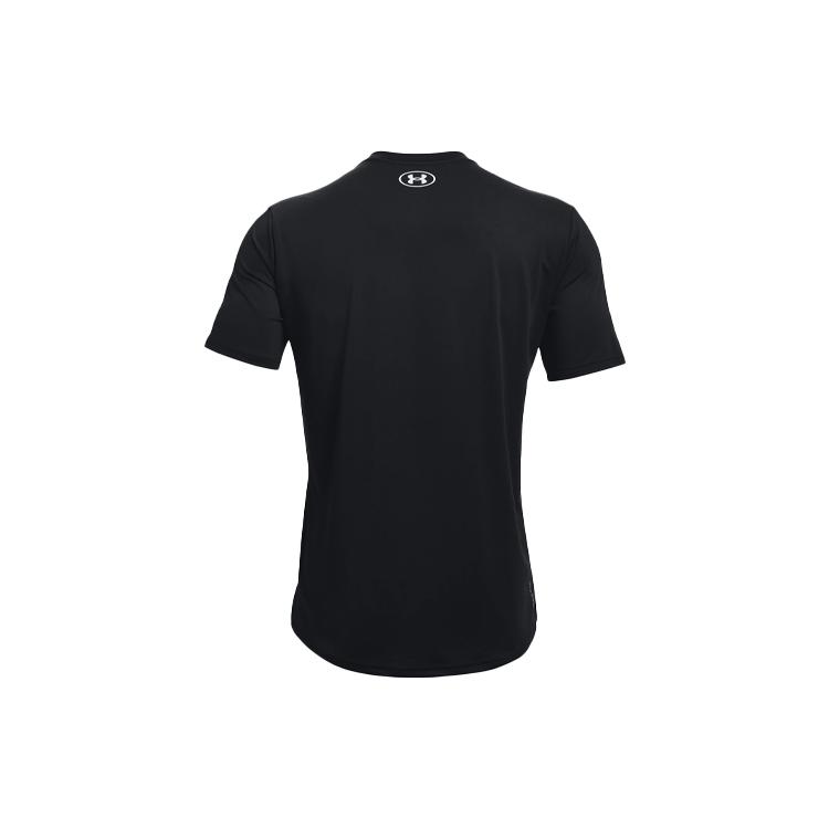 Under Armour RUSH Мужская черная футболка 1366138-001