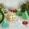 Christmas Tree Silicone Candle Mold Elk Soap Plaster Making Tool Gingerbread Man Mold for Candle Making DIY Gift