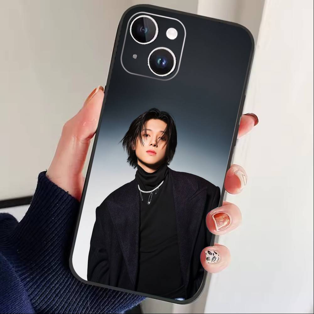 Горячий чехол для телефона Kpop E-ATEEZ для iPhone 16, 15, 14, 13, 12, 17, Pro Max, Plus, силиконовый, черный