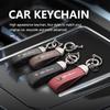 Роскошный кожаный брелок для ключей автомобиля Женский Мужской Подарок Аксессуары для брелока Для Alfa Romeo GT Stelvio F1 Brera Volante Tonale Gloria Disco BX2