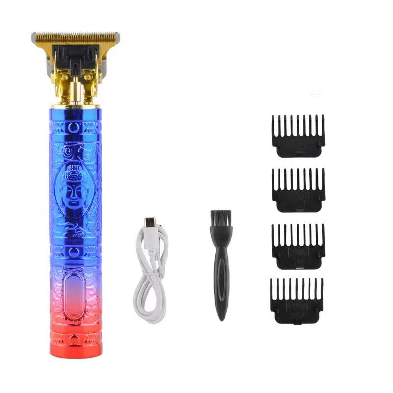 Триммер для мужчин, машинка для стрижки волос, профессиональный триммер для бороды, электрическая бритва с USB-портом для парикмахерских