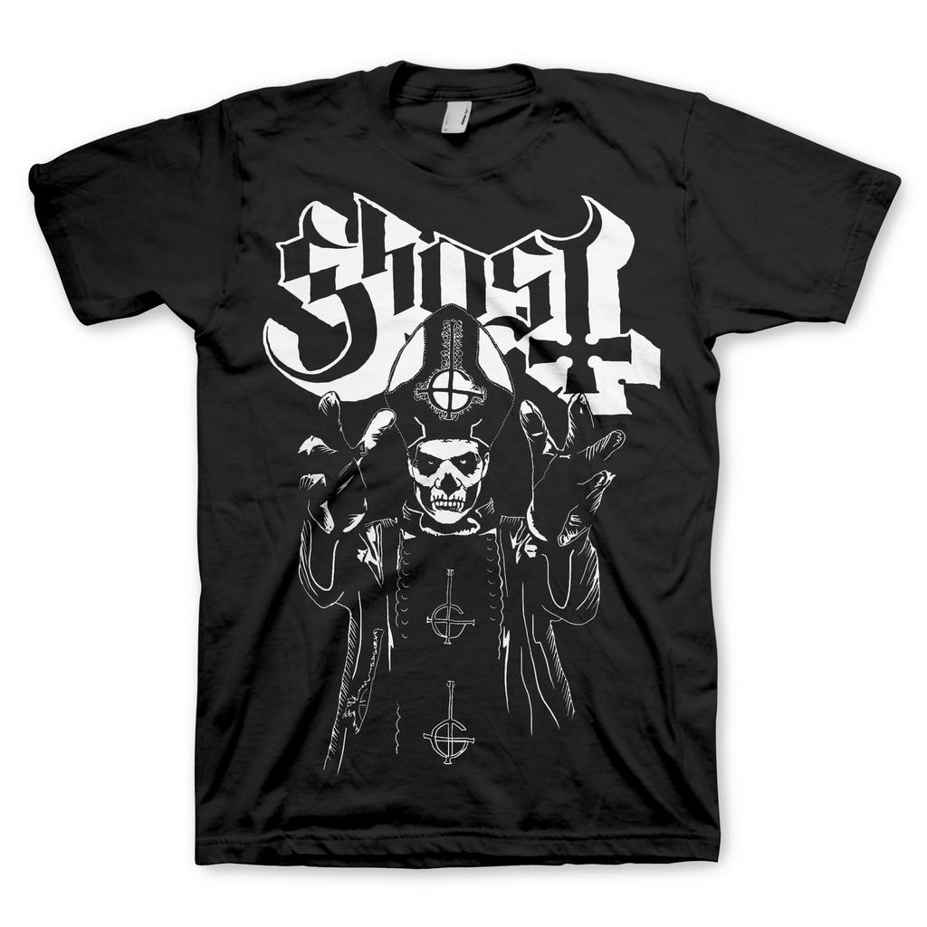 Футболка Ghost Papa Wrath Мужская Женская Футболки Топ