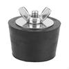 Drain Winterizing Plug with Metal Bolts Work Winter Expansion Plug, Black