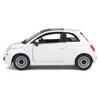 Bburago 1/24 Scale Fiat 500 2007 White / Diecast Model Car, Finished Product, 18-22106 [Parallel Import]