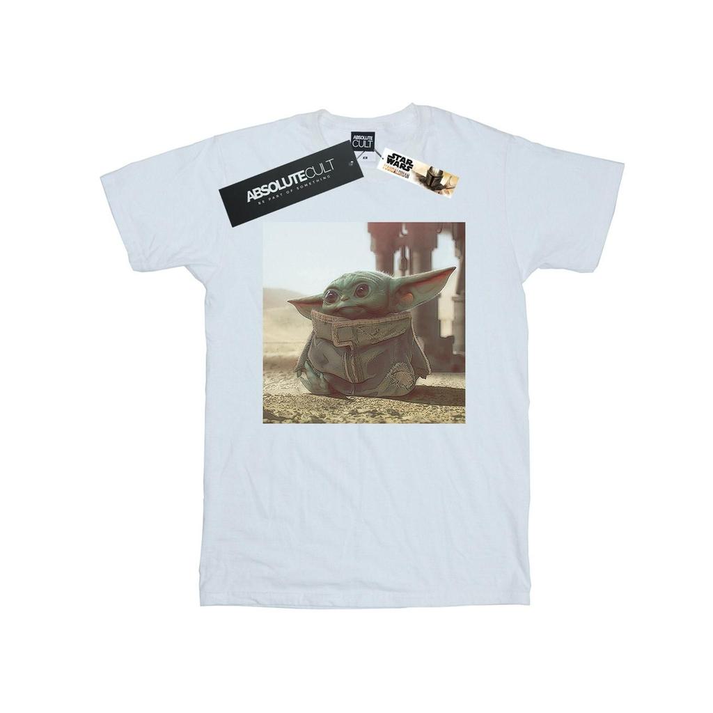 Star Wars Mens The Mandalorian The Child Scene T-Shirt