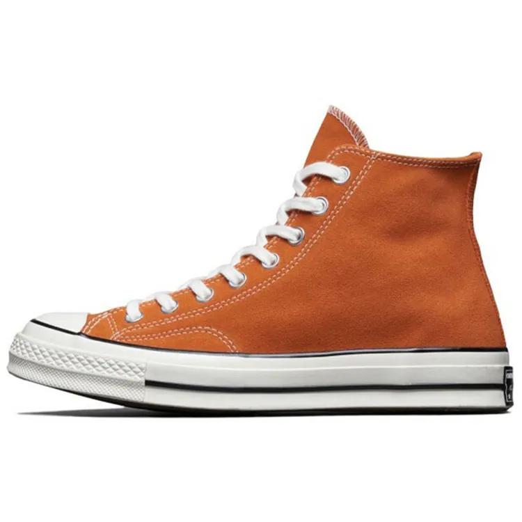 Converse Chuck 70 Hi 'Orange' (Unisex) Orange Canvas Shoes 166494C