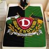 1PC SG Dynamo Dresden Print Flannel Blanket, High quality Comfortable for All Seasons, Home Decor, Warmth and Comfort, Perfect for Christmas Gifts149