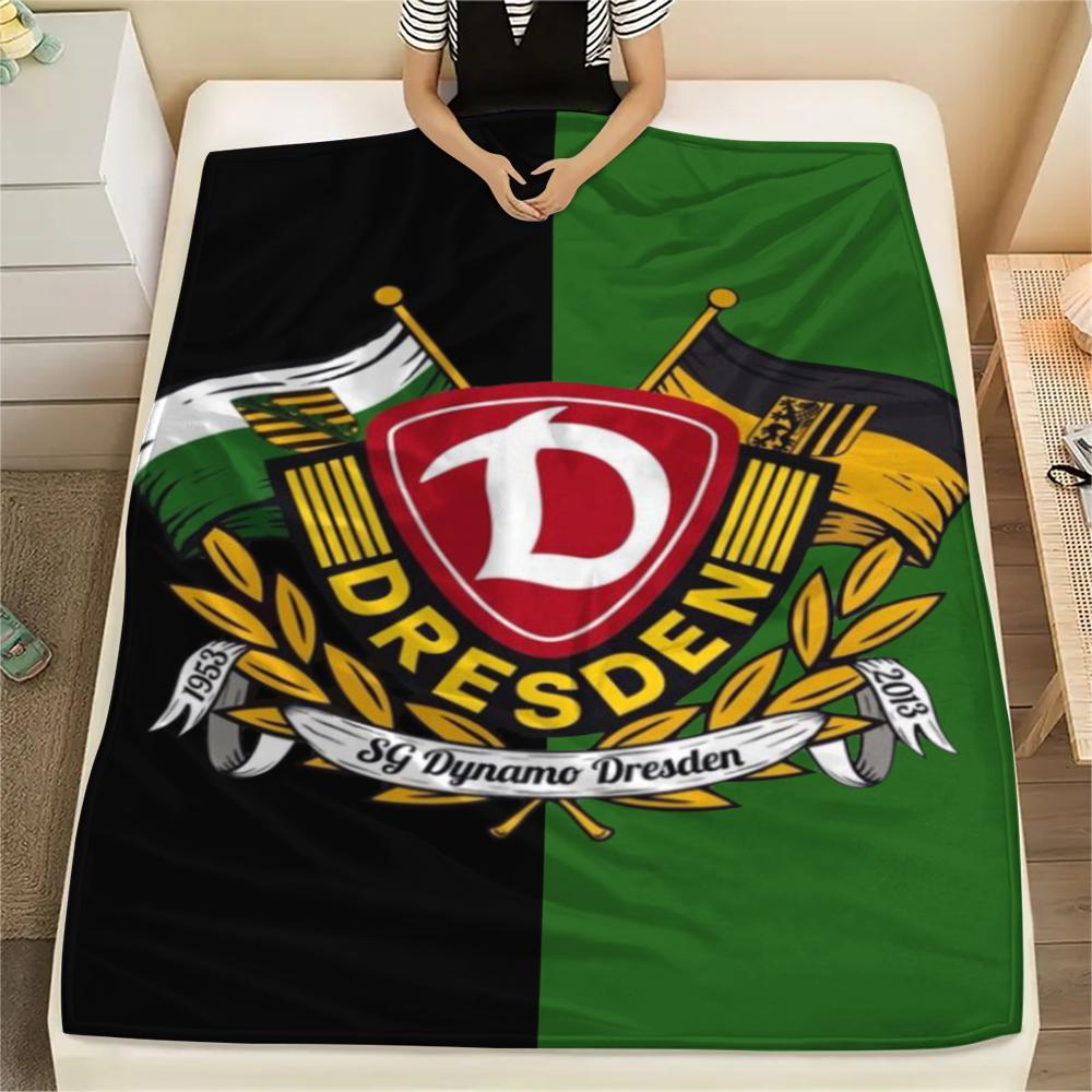 1PC SG Dynamo Dresden Print Flannel Blanket, High quality Comfortable for All Seasons, Home Decor, Warmth and Comfort, Perfect for Christmas Gifts149